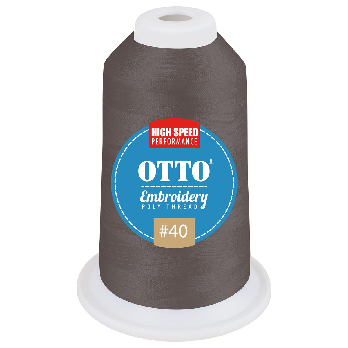Front View of 510397 - Thread 510397 OTTO Embroidery Poly Thread #40 1,100 yd. Cone