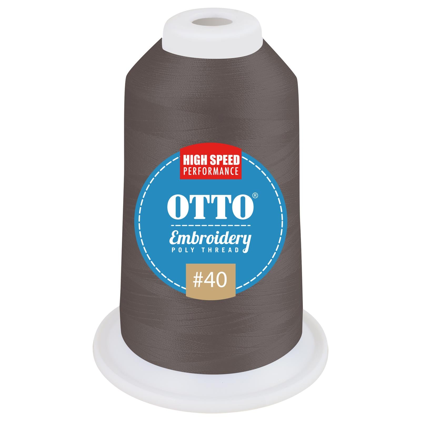 Front View of 510397 - Thread 510397 OTTO Embroidery Poly Thread #40 1,100 yd. Cone