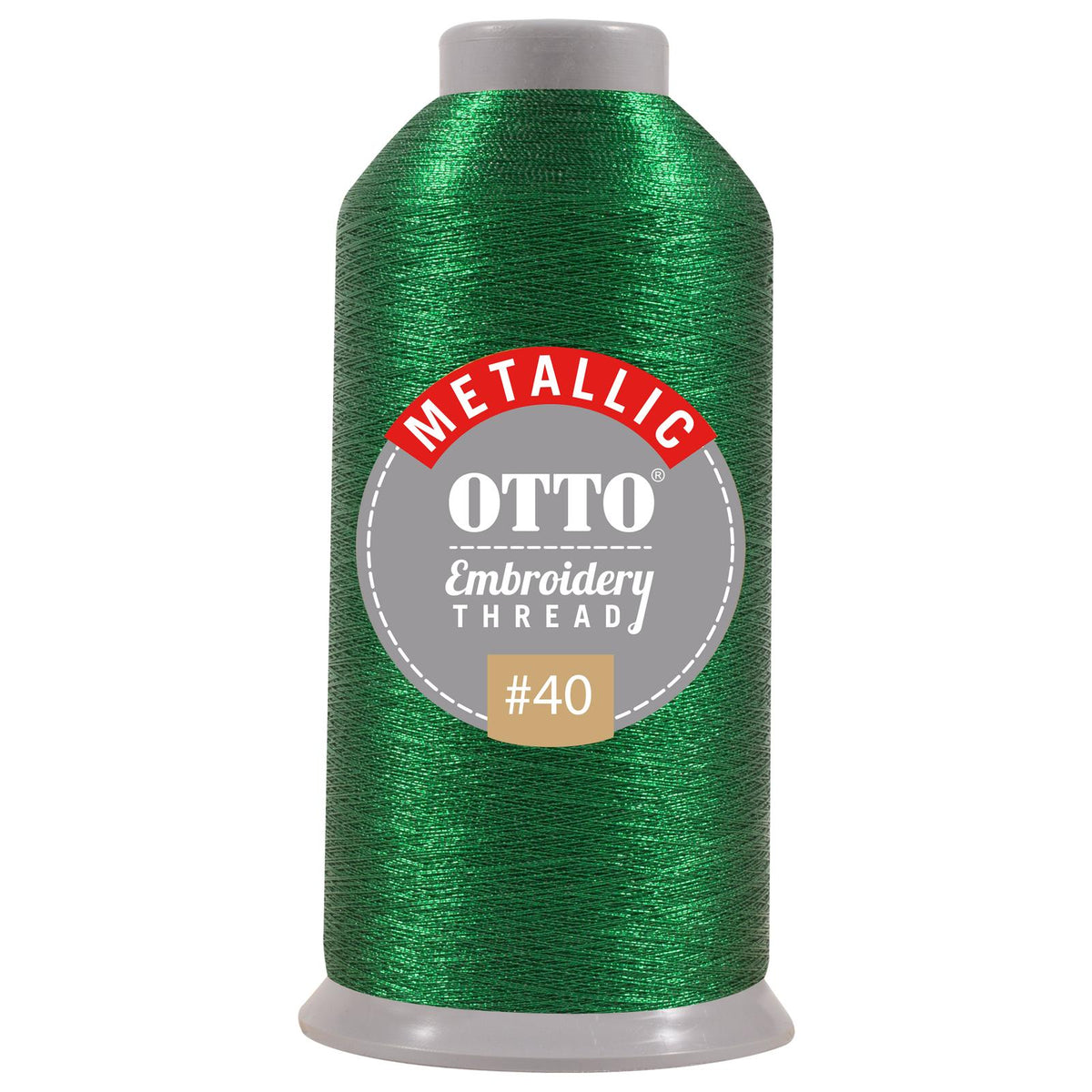 Front View of 709 - Thread 709 OTTO Embroidery Metallic Thread #40 3,300 yd. Cone