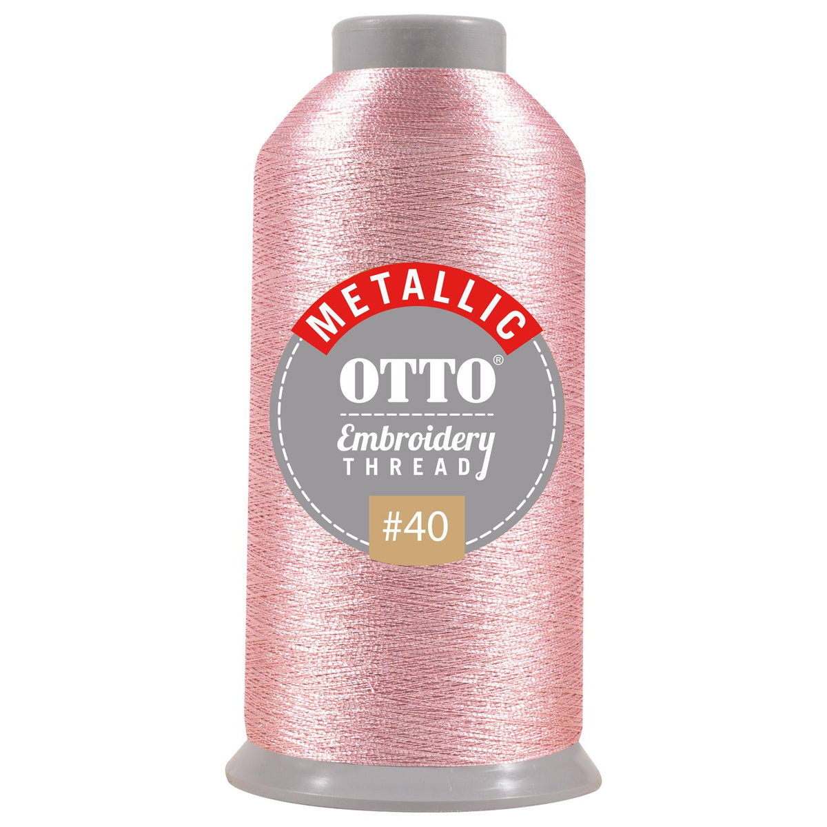 Front View of 710 - Thread 710 OTTO Embroidery Metallic Thread #40 3,300 yd. Cone