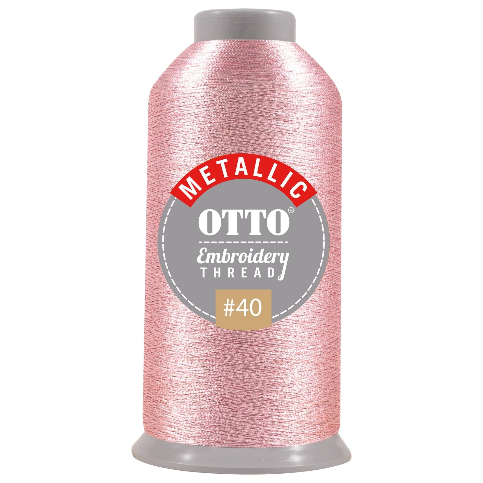 Front View of 710 - Thread 710 OTTO Embroidery Metallic Thread #40 3,300 yd. Cone