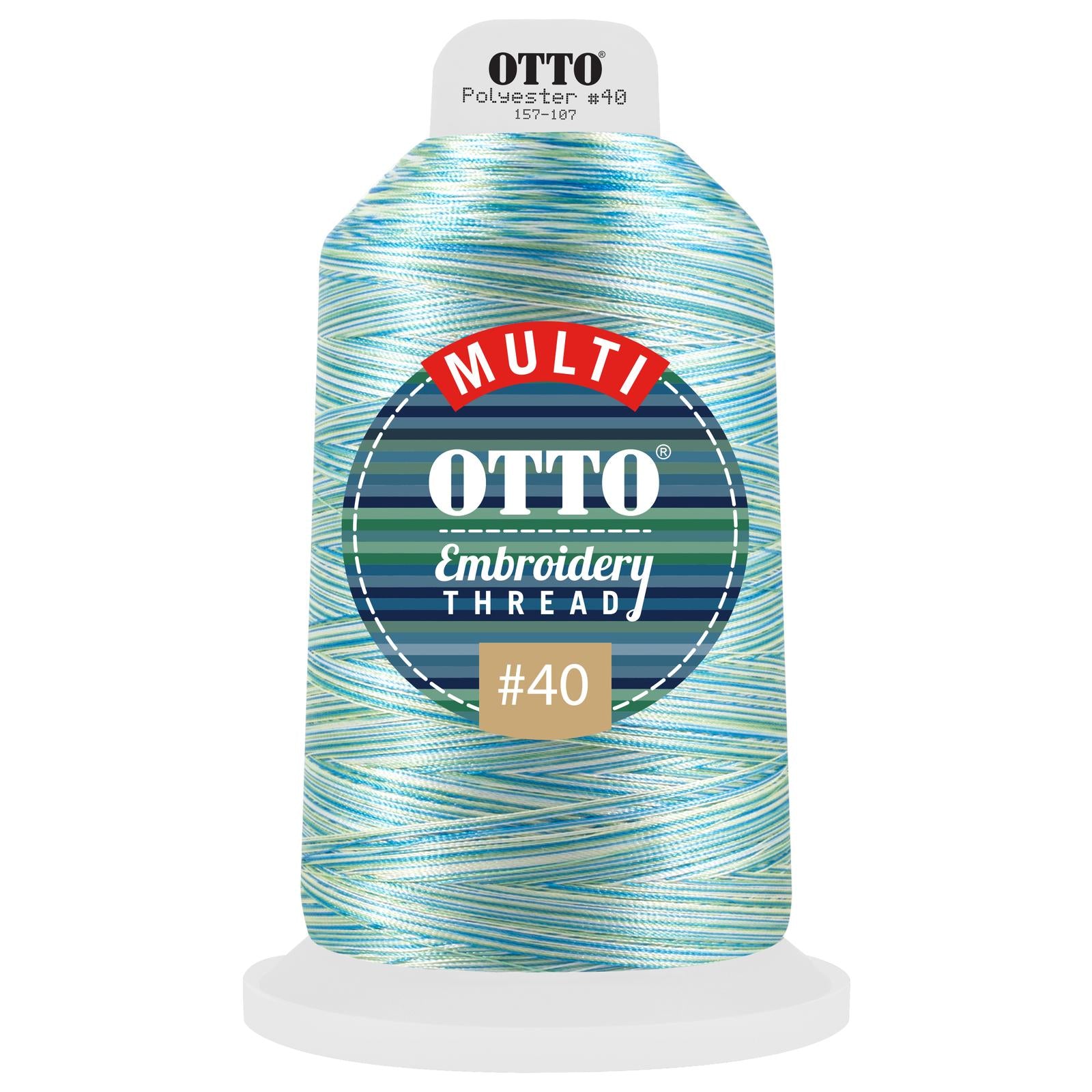 Front View of 805 - Thread 805 OTTO Embroidery Multicolor Thread #40 5,500 yd. King Cone