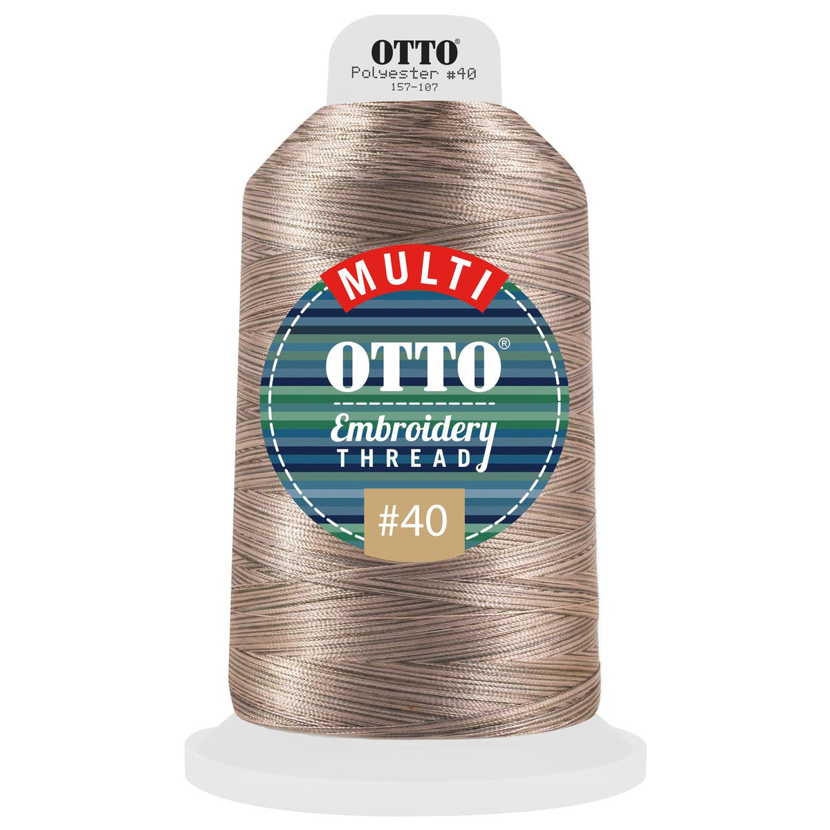Front View of 809 - Thread 809 OTTO Embroidery Multicolor Thread #40 5,500 yd. King Cone