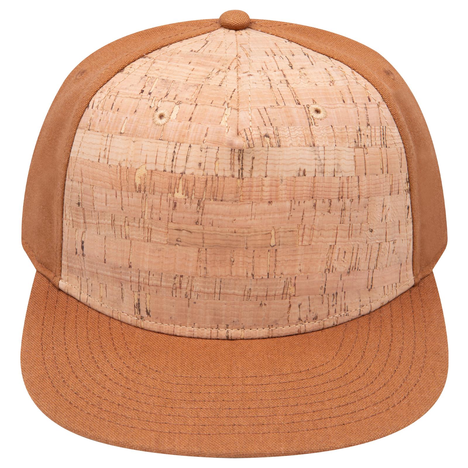 Front View of 8411284 - Cy Brn/Crk/Cy Brn OTTO CAP "OTTO SNAP" 5 Panel Pro Style Snapback Hat