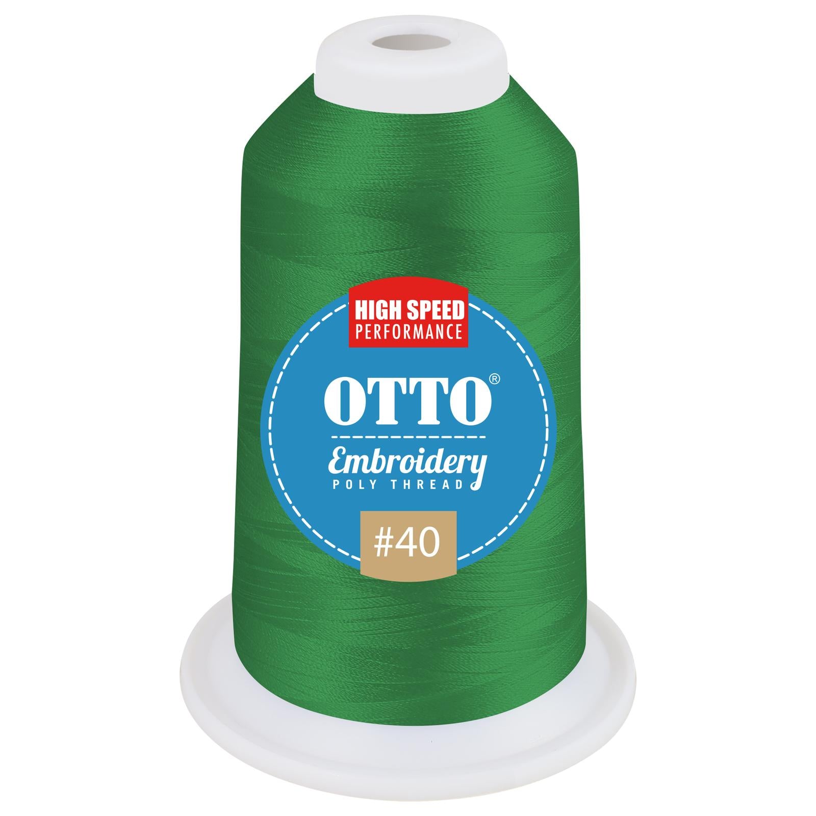 Front View of 900555 - Thread 900555 OTTO Embroidery Poly Thread #40 1,100 yd. Cone