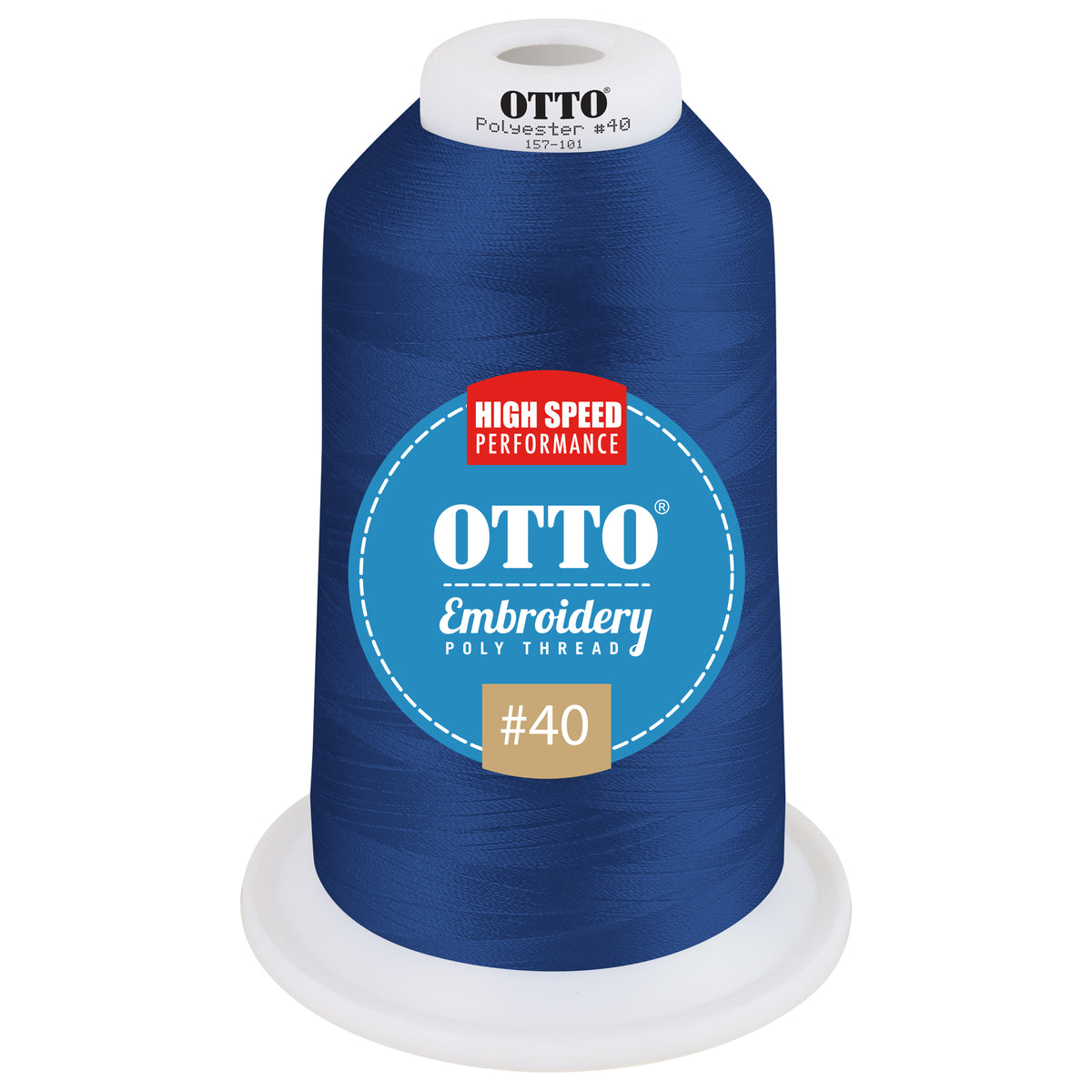 Front View of 900673 - Thread 900673 OTTO Embroidery Poly Thread #40 5,500 yd. King Cone