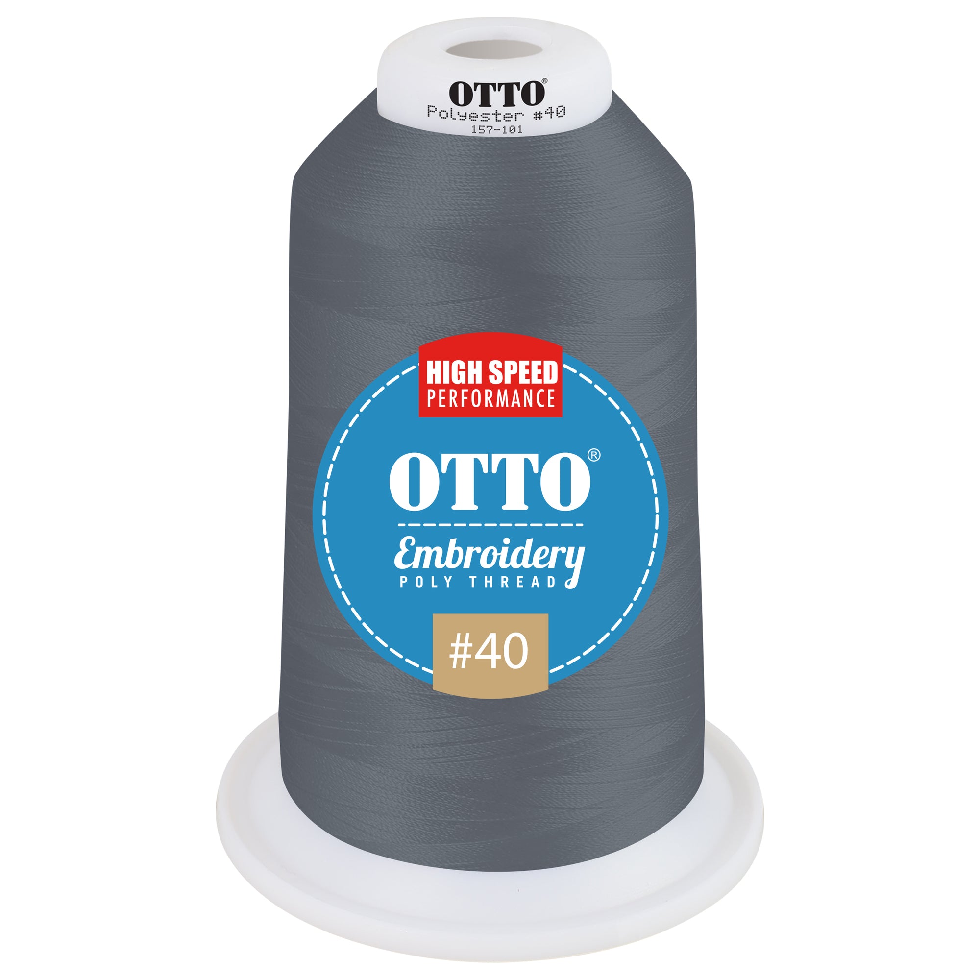 Front View of 900919 - Thread 900919 OTTO Embroidery Poly Thread #40 5,500 yd. King Cone