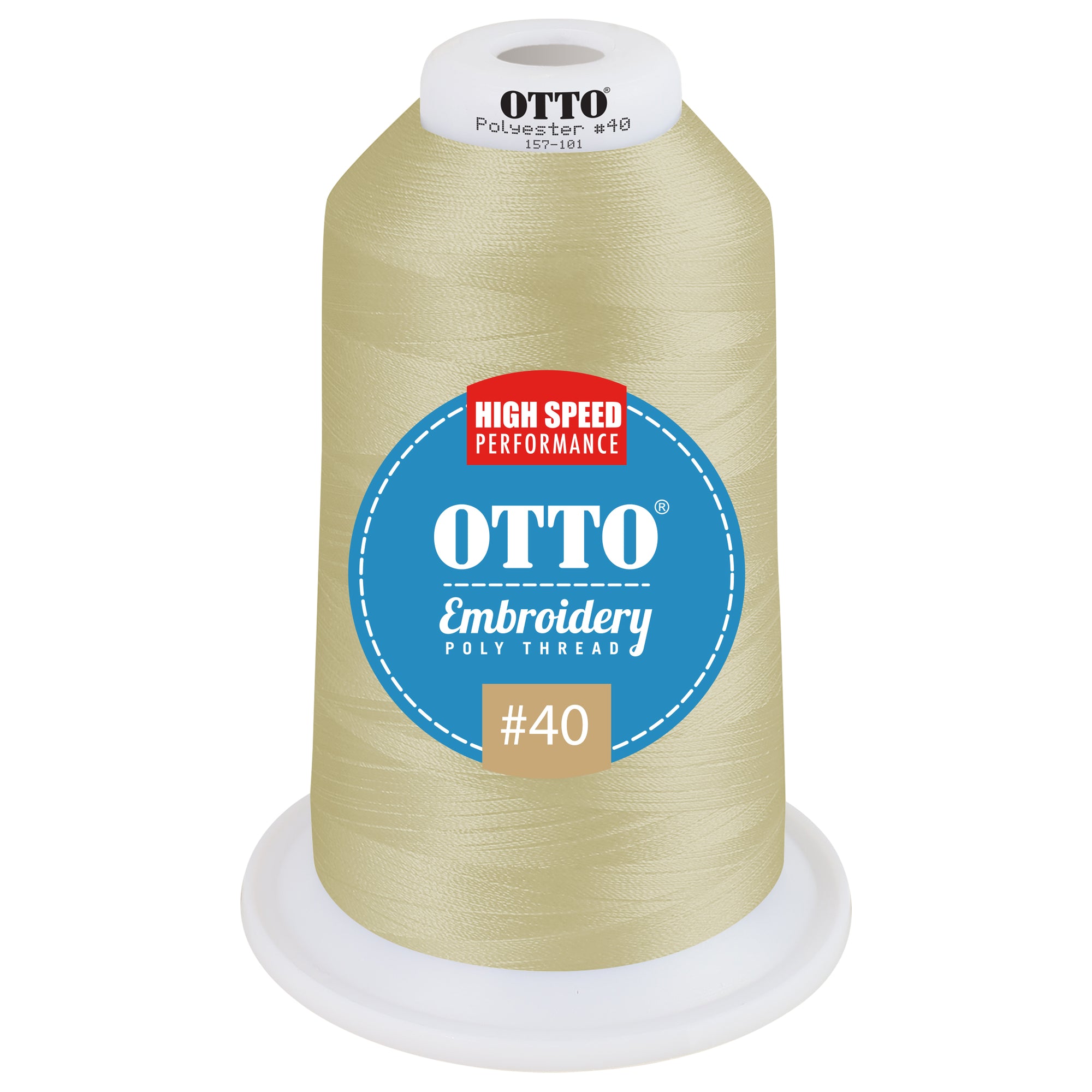 Front View of 91060 - Thread 91060 OTTO Embroidery Poly Thread #40 5,500 yd. King Cone