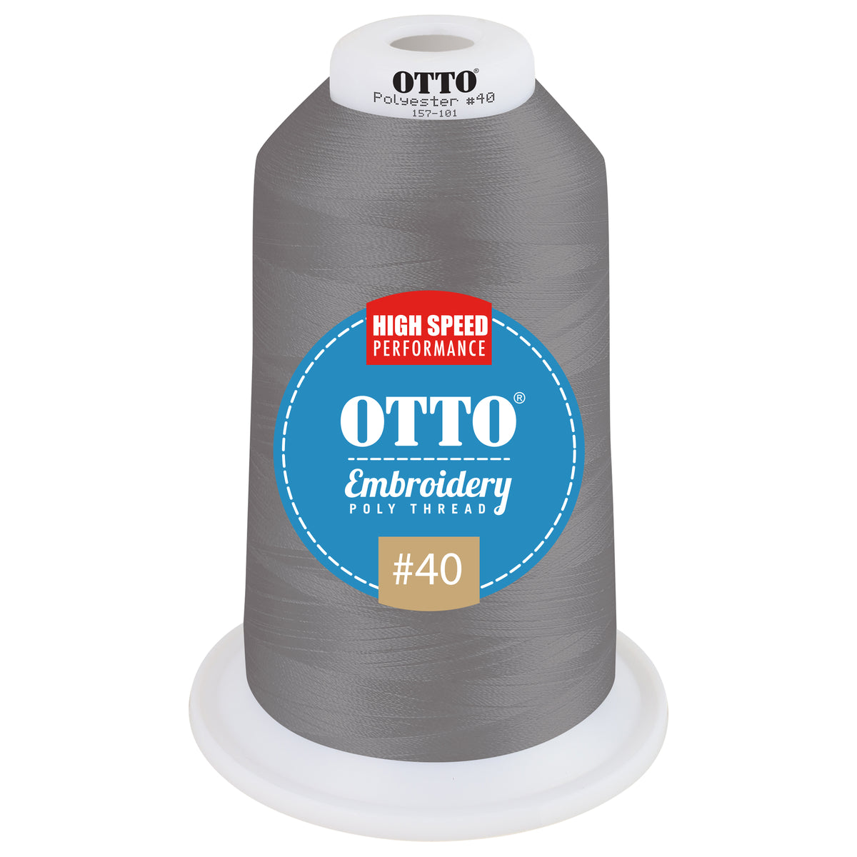 Front View of 91212 - Thread 91212 OTTO Embroidery Poly Thread #40 5,500 yd. King Cone