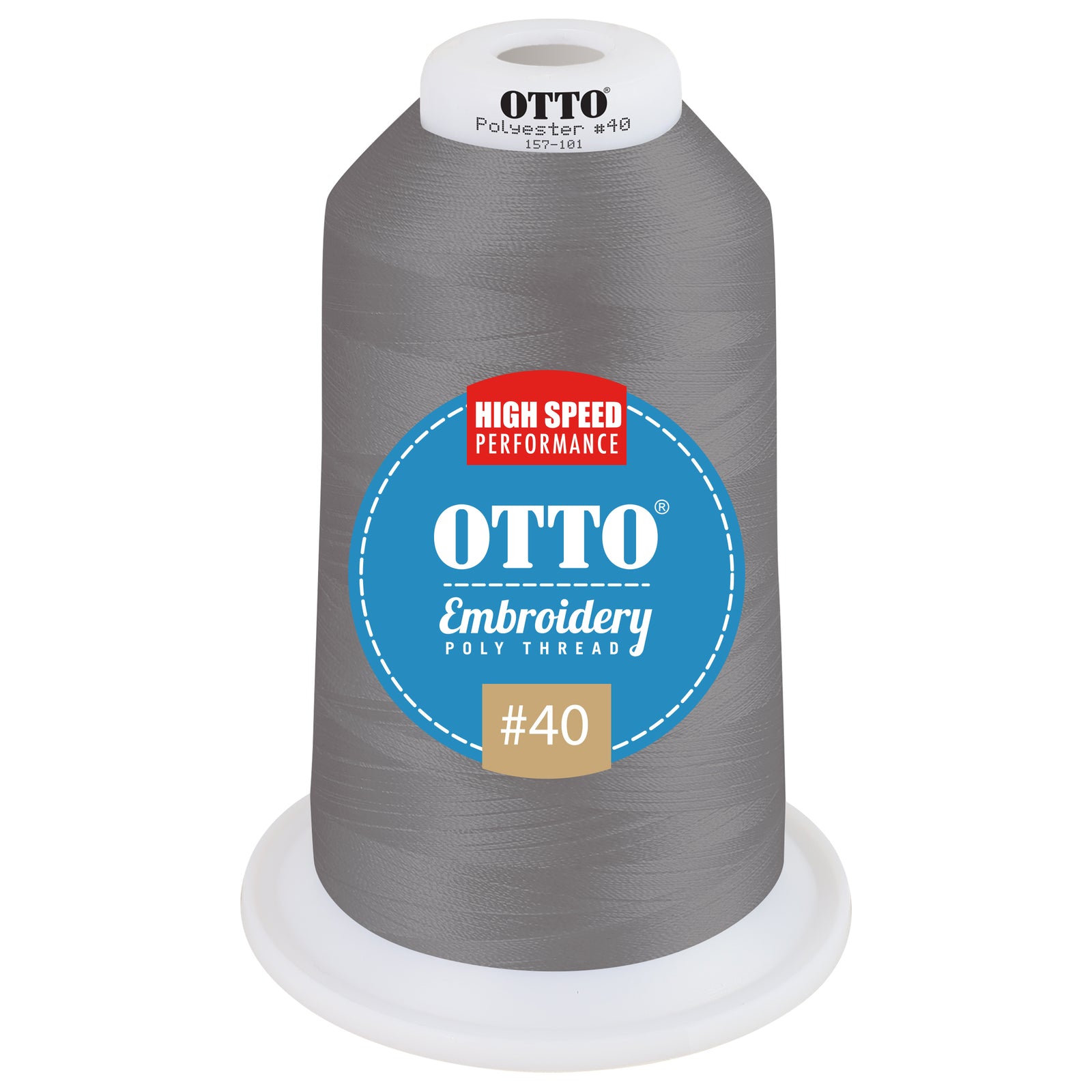 Front View of 91212 - Thread 91212 OTTO Embroidery Poly Thread #40 5,500 yd. King Cone