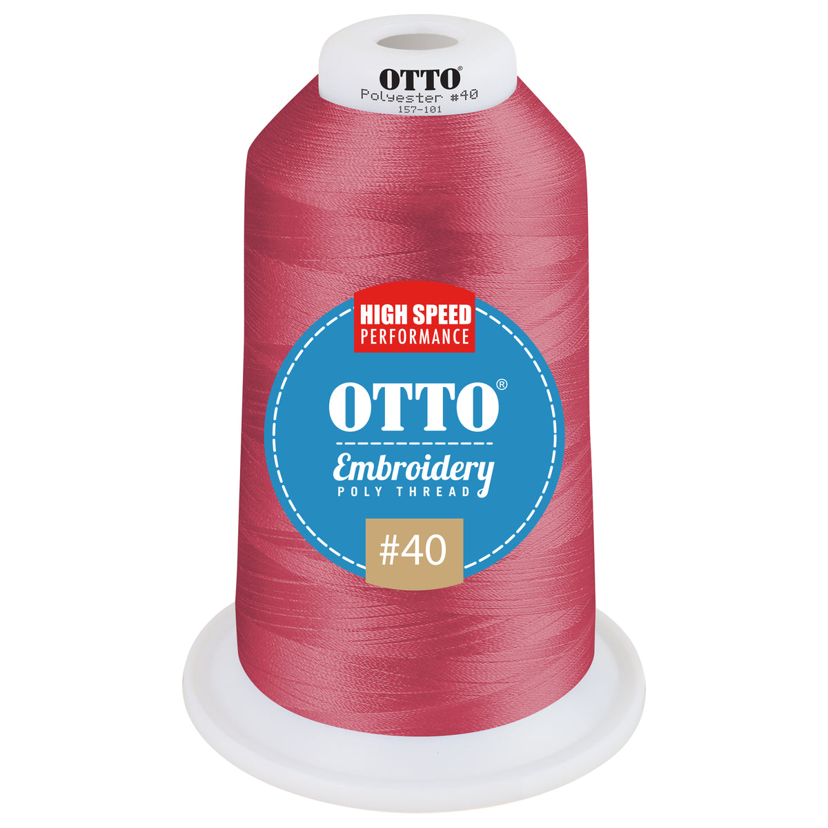 Front View of 95568 - Thread 95568 OTTO Embroidery Poly Thread #40 5,500 yd. King Cone