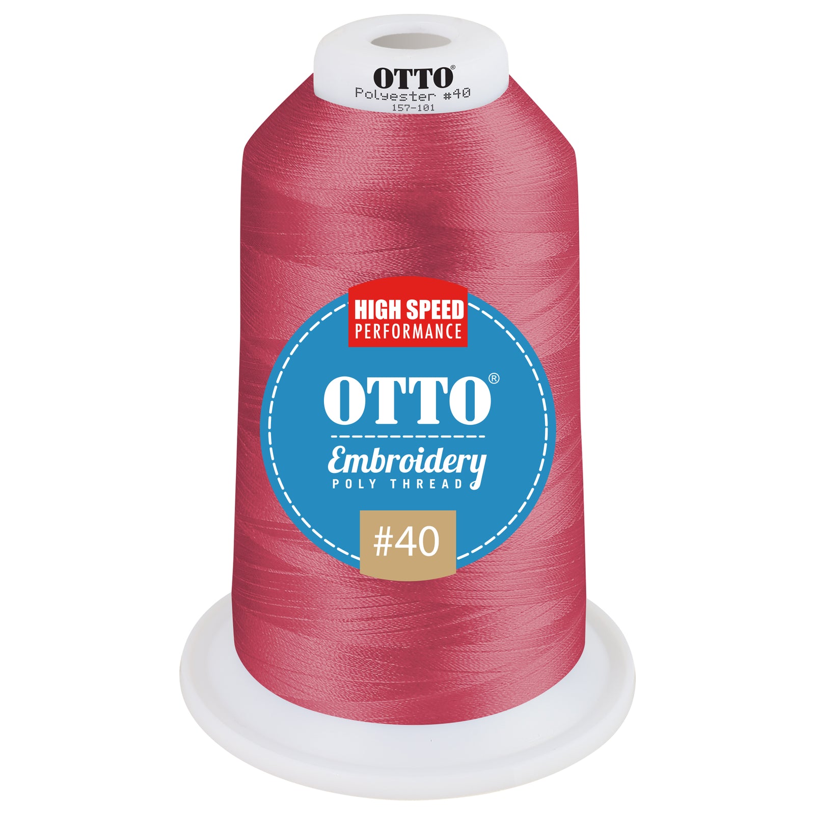 Front View of 95568 - Thread 95568 OTTO Embroidery Poly Thread #40 5,500 yd. King Cone