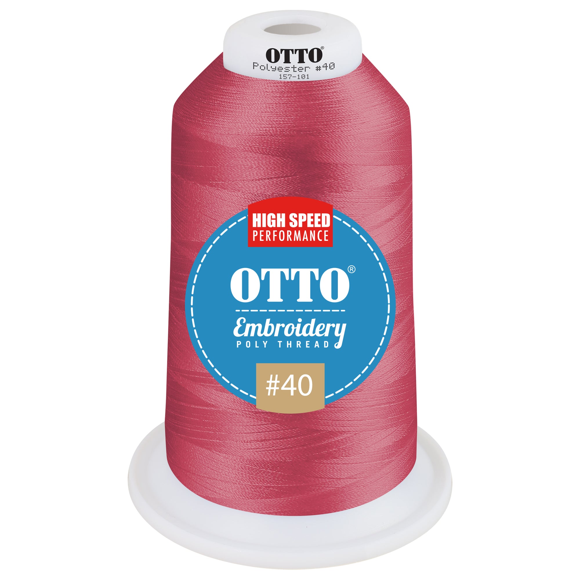 Front View of 95568 - Thread 95568 OTTO Embroidery Poly Thread #40 5,500 yd. King Cone
