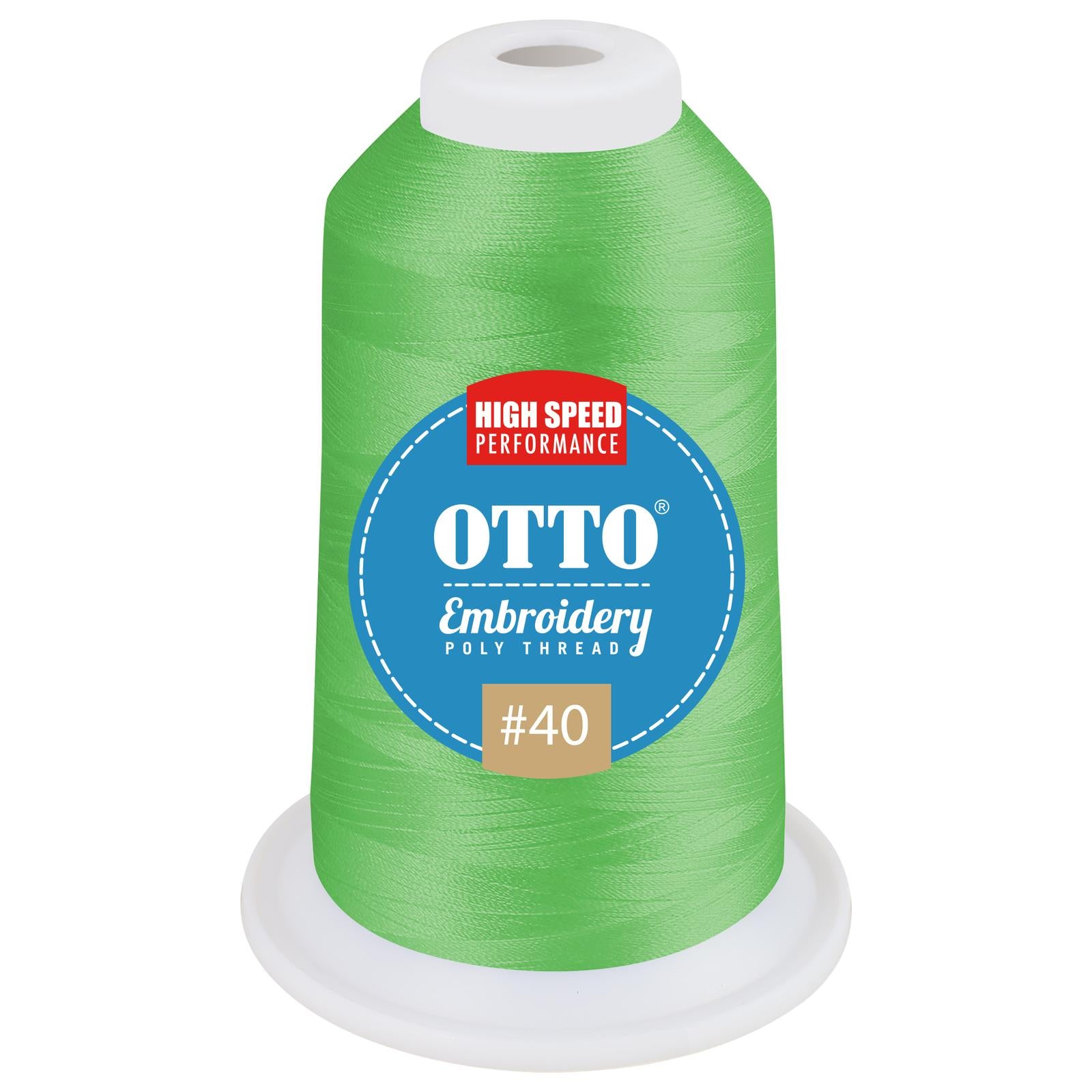 Front View of 95620 - Thread 95620 OTTO Embroidery Poly Thread #40 1,100 yd. Cone