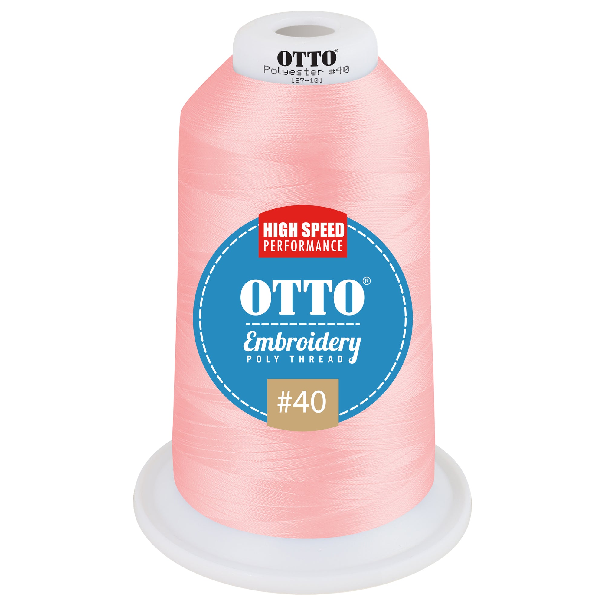 Front View of 95675 - Thread 95675 OTTO Embroidery Poly Thread #40 5,500 yd. King Cone