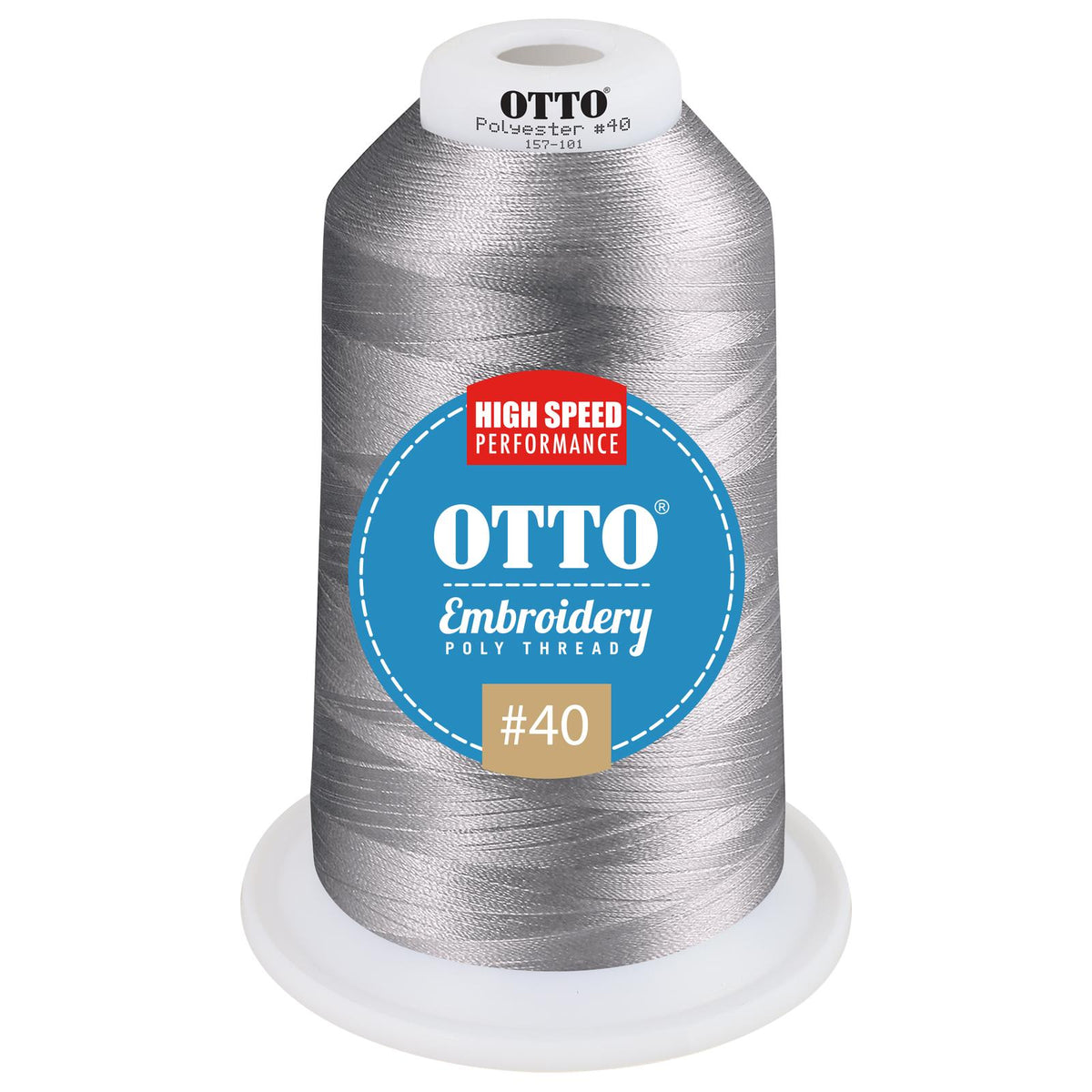 Front View of 95783 - Thread 95783 OTTO Embroidery Poly Thread #40 5,500 yd. King Cone