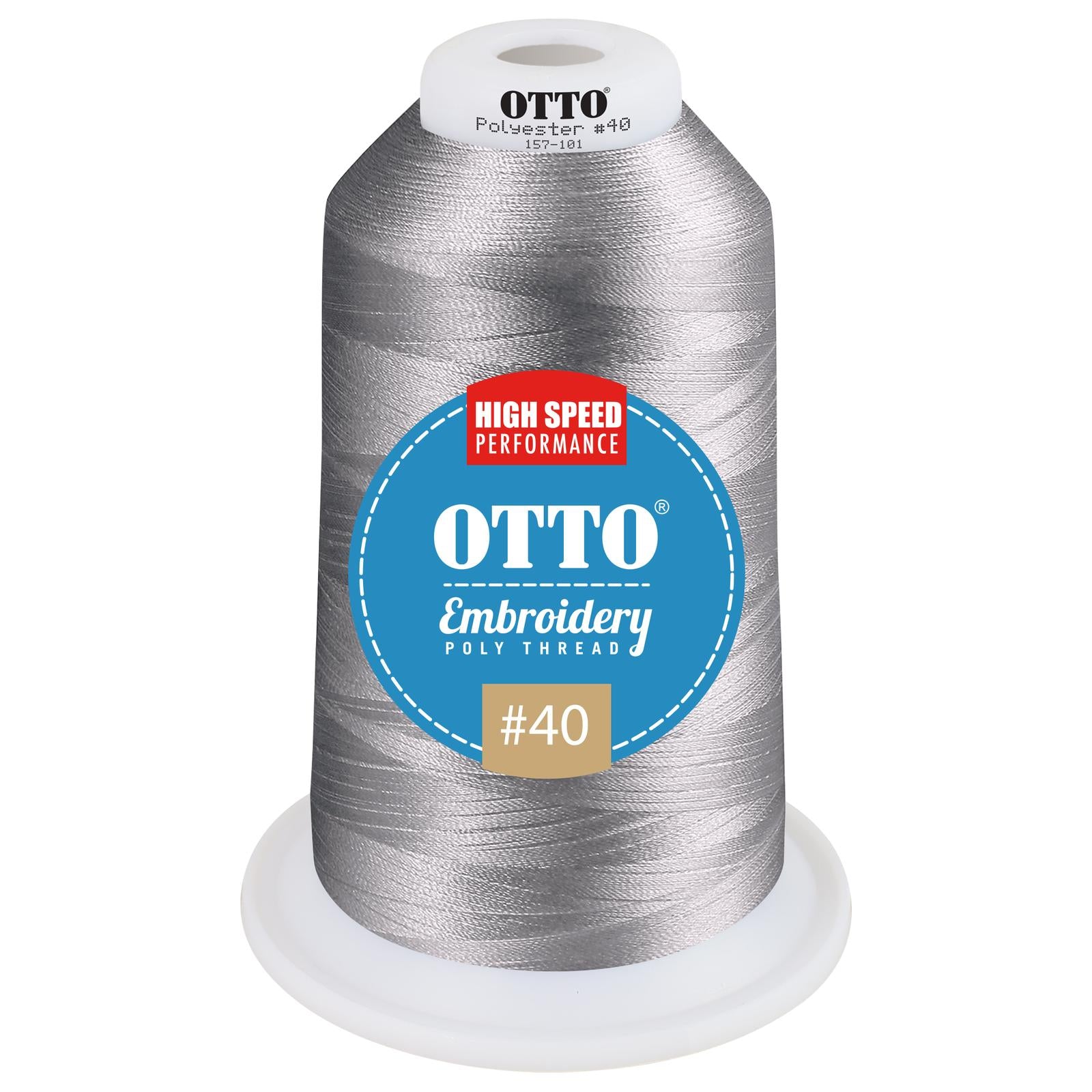 Front View of 95783 - Thread 95783 OTTO Embroidery Poly Thread #40 5,500 yd. King Cone