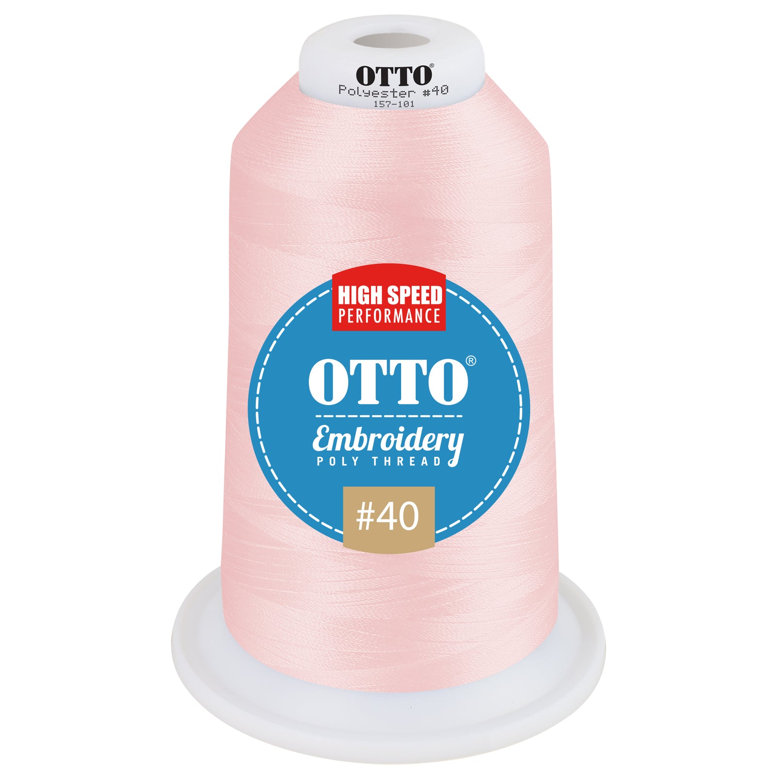 Front View of 99030 - Thread 99030 OTTO Embroidery Poly Thread #40 5,500 yd. King Cone