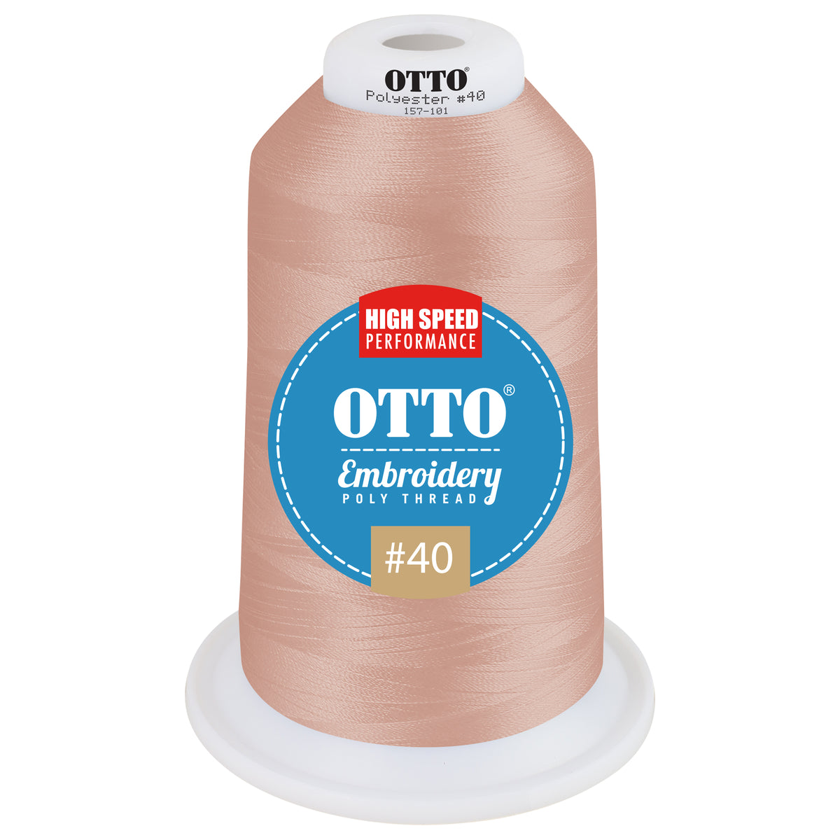 Front View of 99086 - Thread 99086 OTTO Embroidery Poly Thread #40 5,500 yd. King Cone