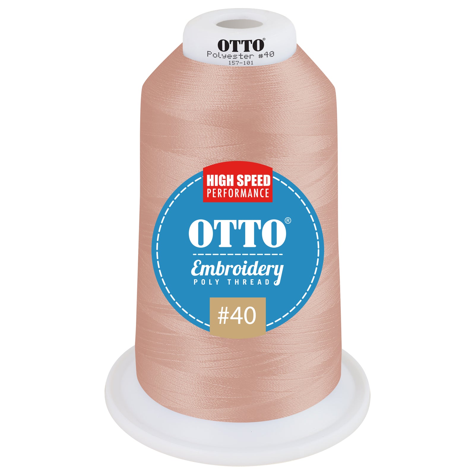 Front View of 99086 - Thread 99086 OTTO Embroidery Poly Thread #40 5,500 yd. King Cone