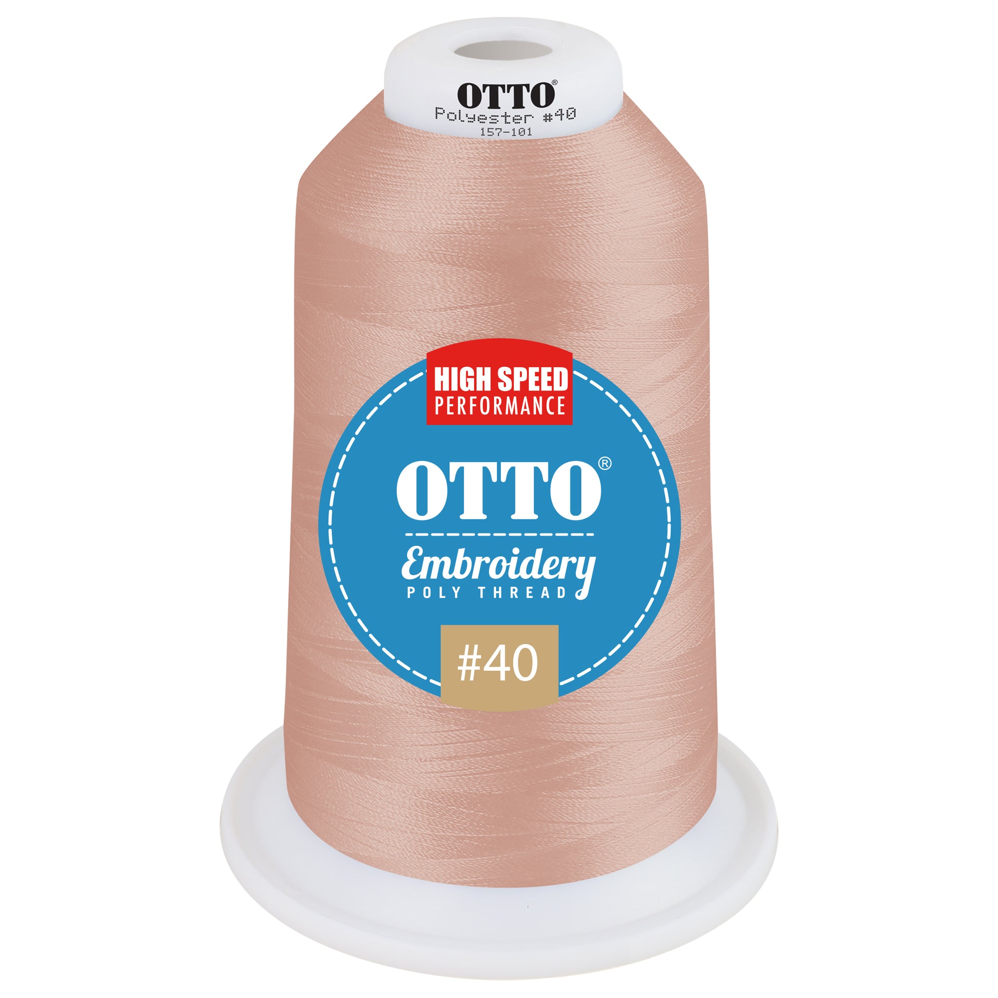 Front View of 99086 - Thread 99086 OTTO Embroidery Poly Thread #40 5,500 yd. King Cone