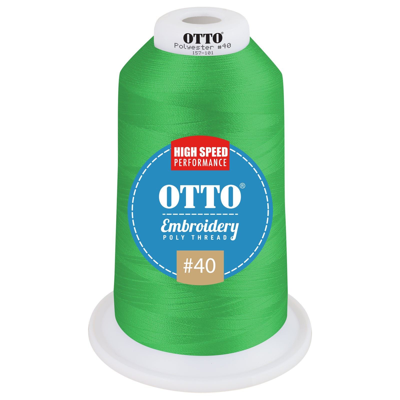 Front View of 99091 - Thread 99091 OTTO Embroidery Poly Thread #40 5,500 yd. King Cone