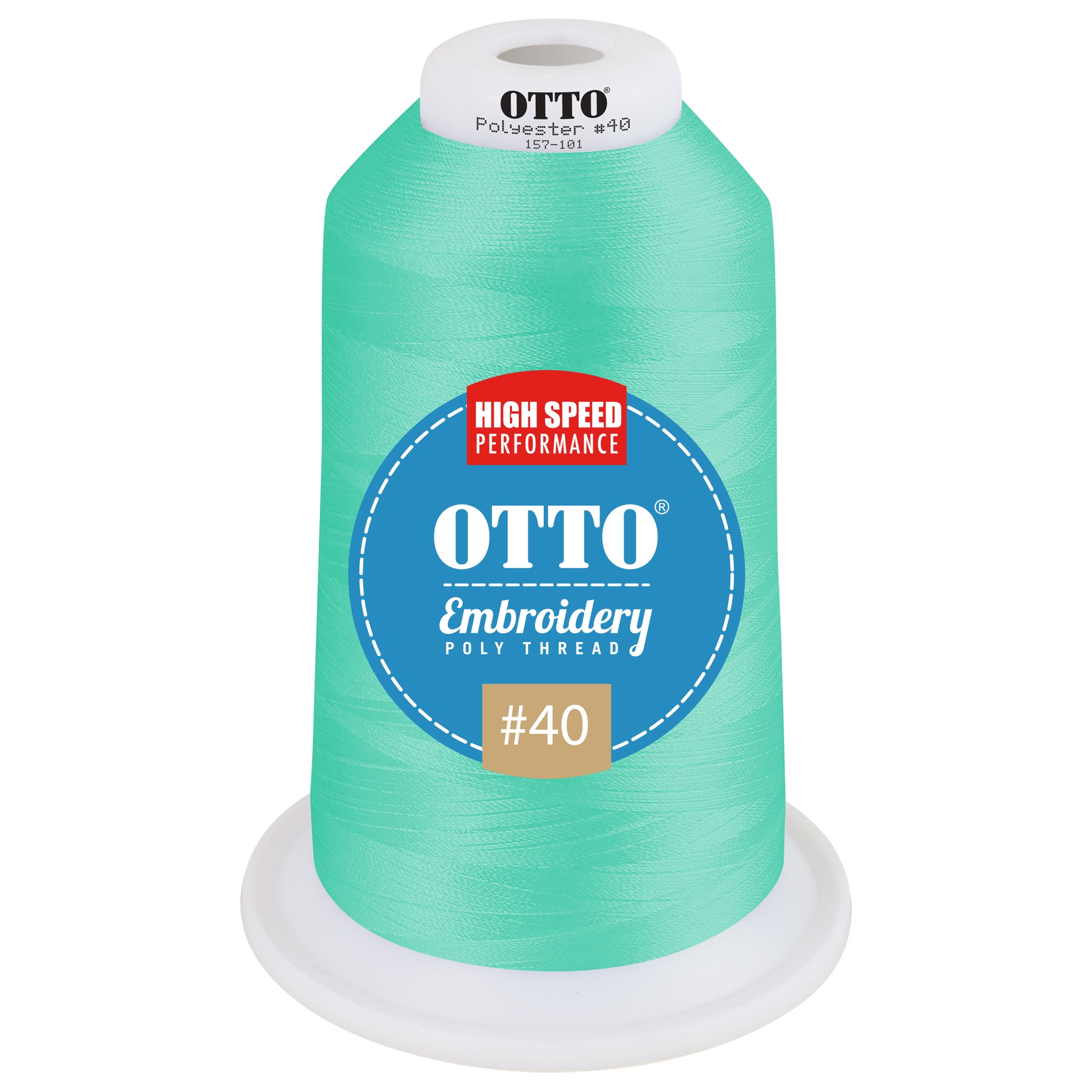 Front View of 99141 - Thread 99141 OTTO Embroidery Poly Thread #40 5,500 yd. King Cone