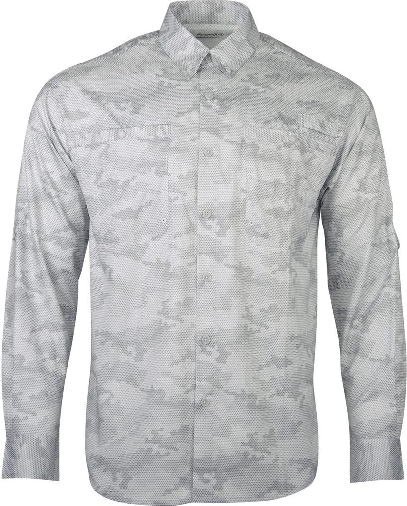 Aluminum Buxton Sublimated Long Sleeve Fishing Shirt - 709