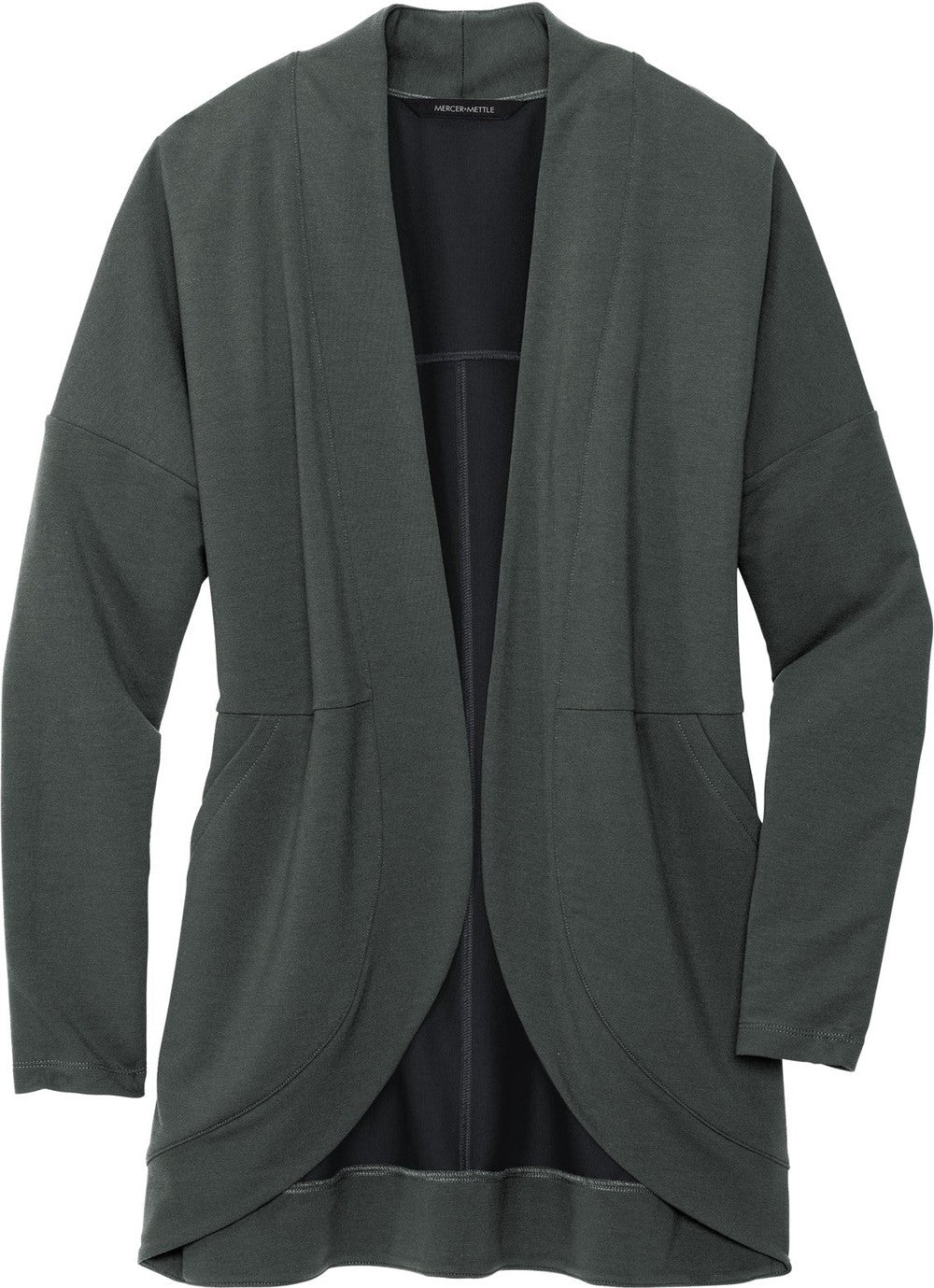 Front View of AnchorGrey Mercer+Mettle Women's Stretch Open-Front Cardigan MM3015