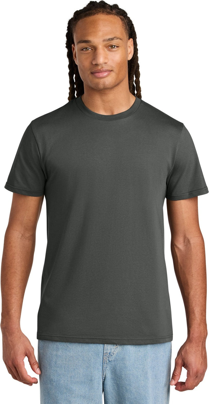 Front View of Anthracite Stanley/Stella Unisex Rocker Tee SXU016