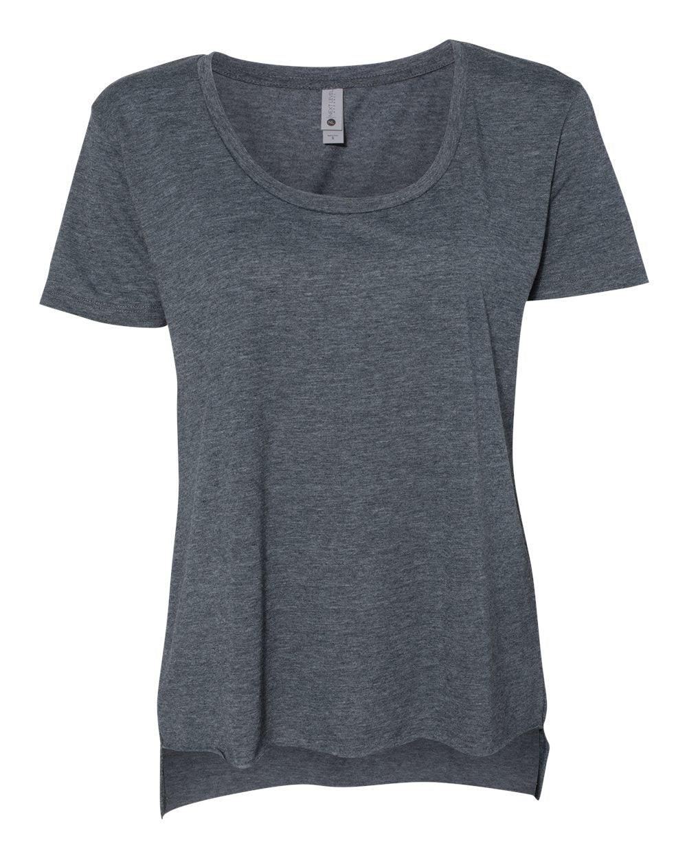 Front View of Antique Denim Women's Festival Scoop Neck T-Shirt - 5030