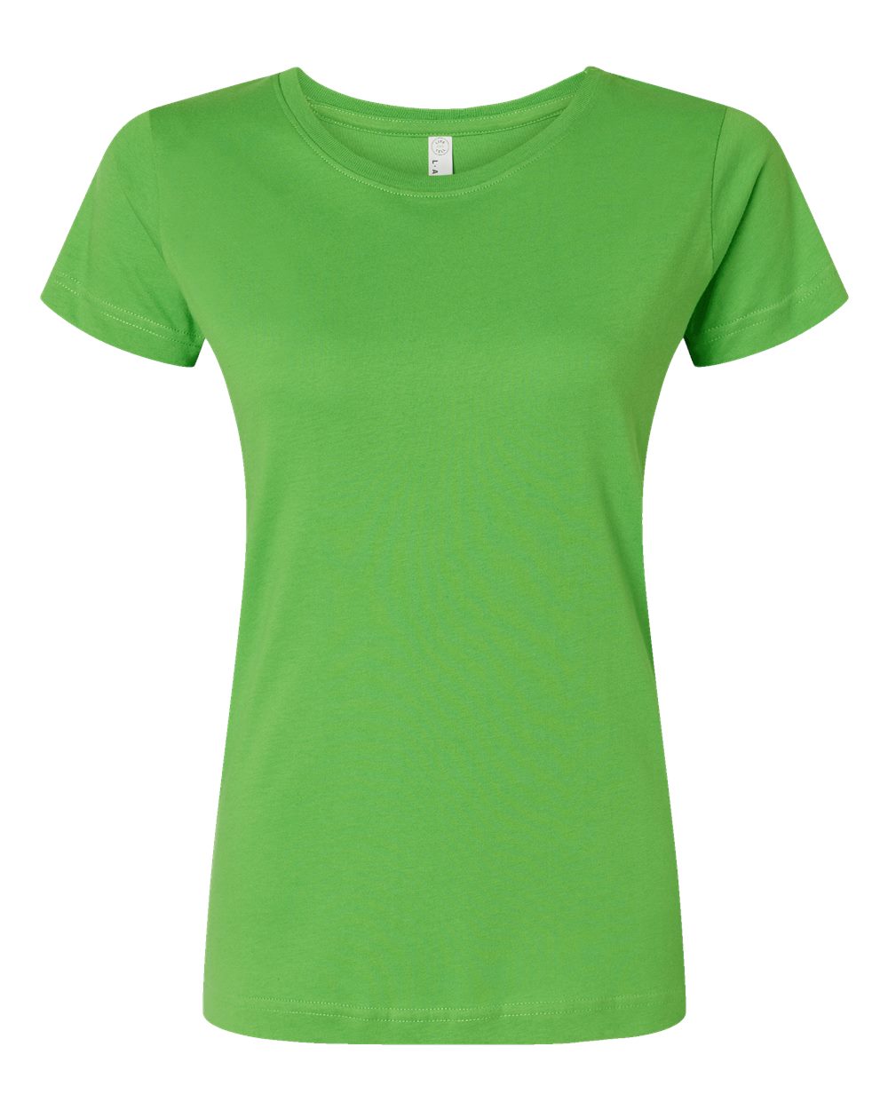 Front View of Apple Women's Fine Jersey Tee - 3516