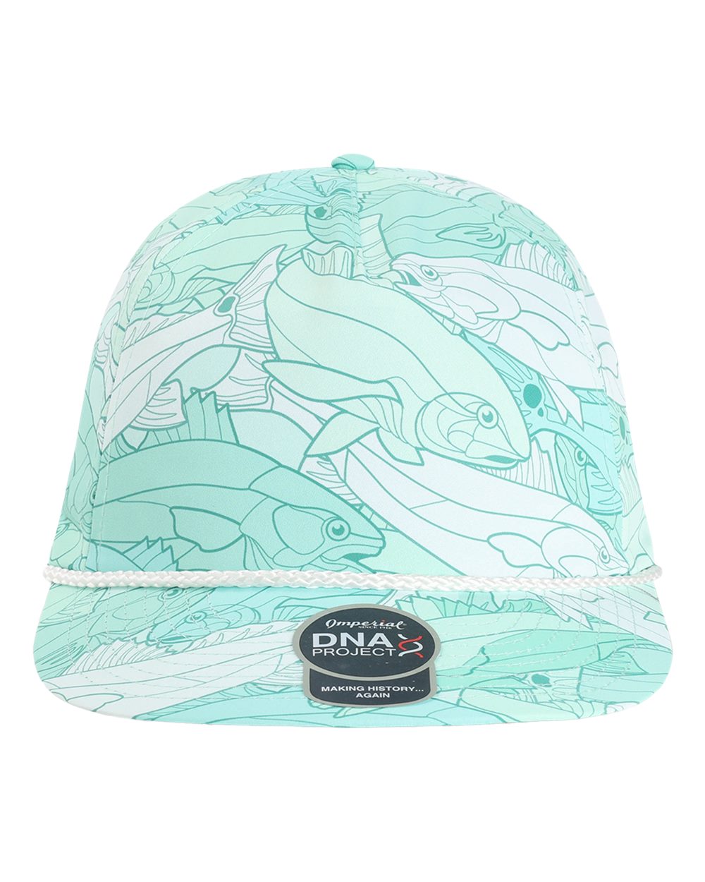 Front View of Aqua The Golden Hour Cap - DNA014