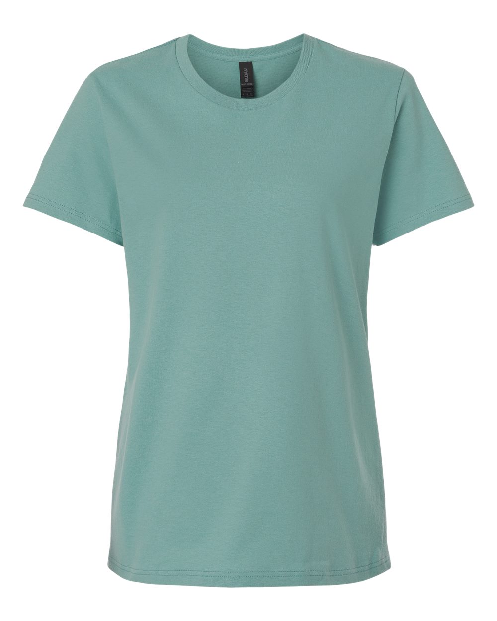 Front View of Aquatic Heavy Cotton™ Women’s T-Shirt - 5000L