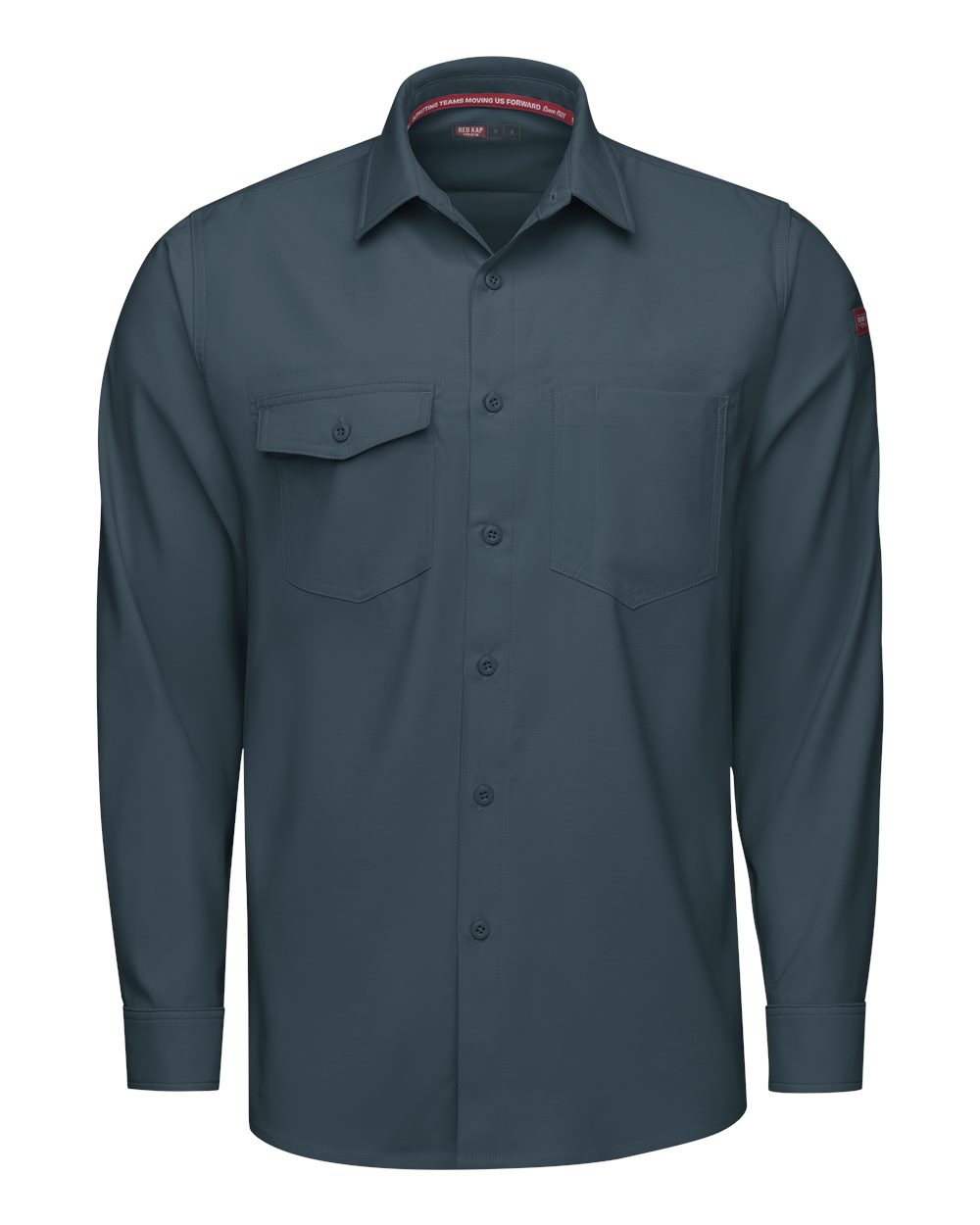 Front View of Arctic Cooling Long Sleeve Work Shirt - Tall Sizes - TSM4T