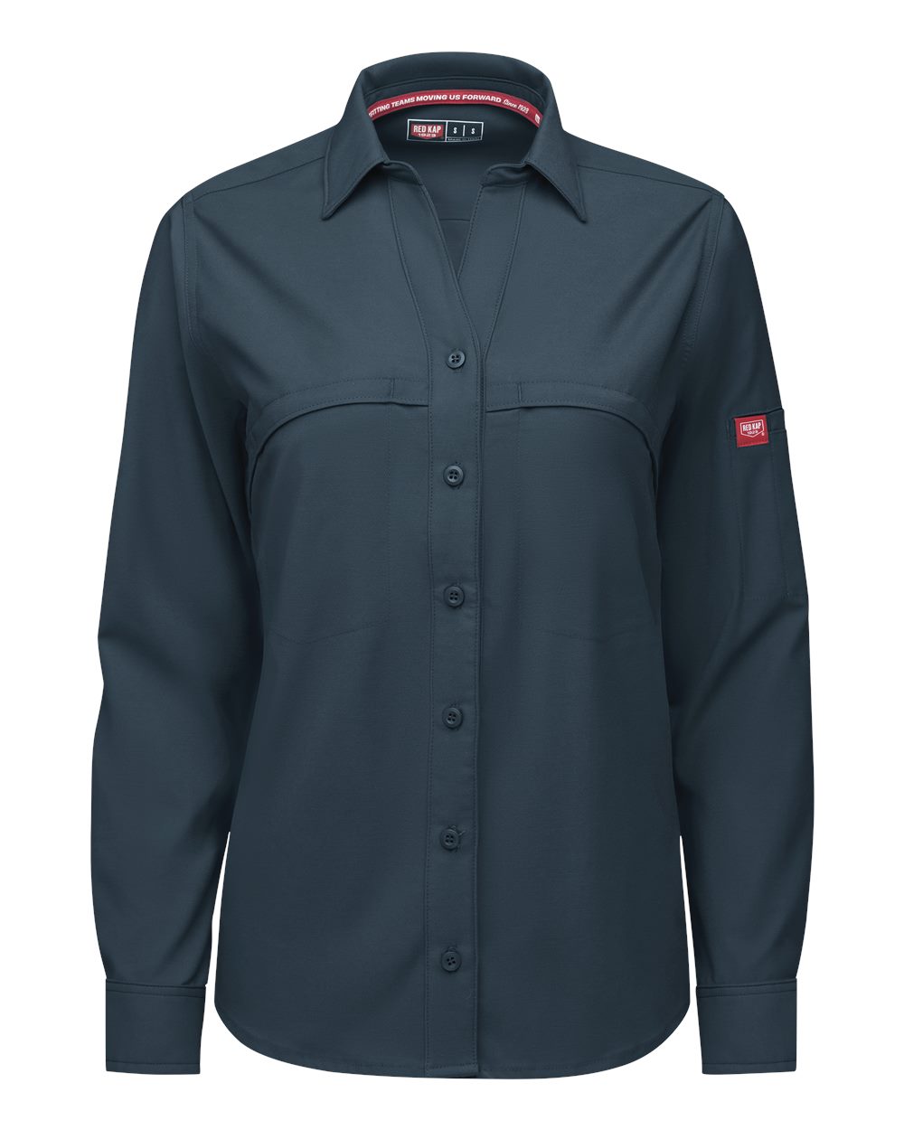 Front View of Arctic Women's Cooling Long Sleeve Work Shirt - TSW3