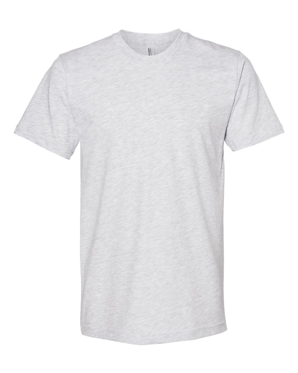 Front View of Ash Grey Fine Jersey Tee - 2001