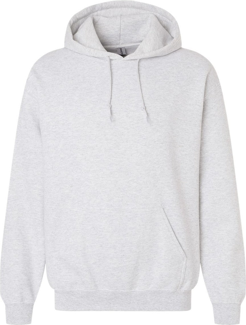 Front View of Ash Heavy Blend™ Hooded Sweatshirt - 18500