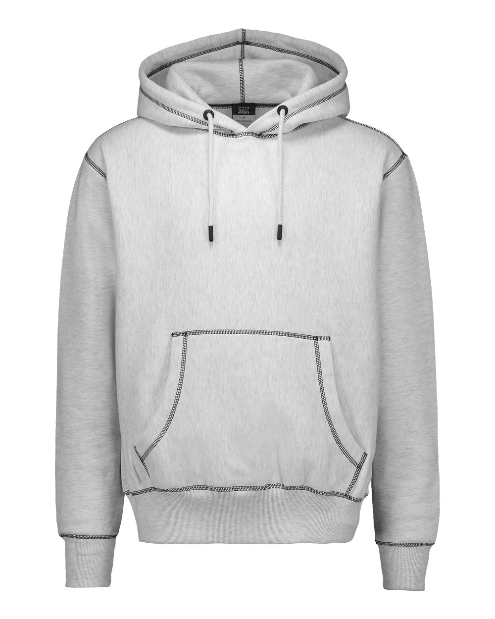 Front View of Ash Pro-Weave® Sideline Hooded Sweatshirt - 20142