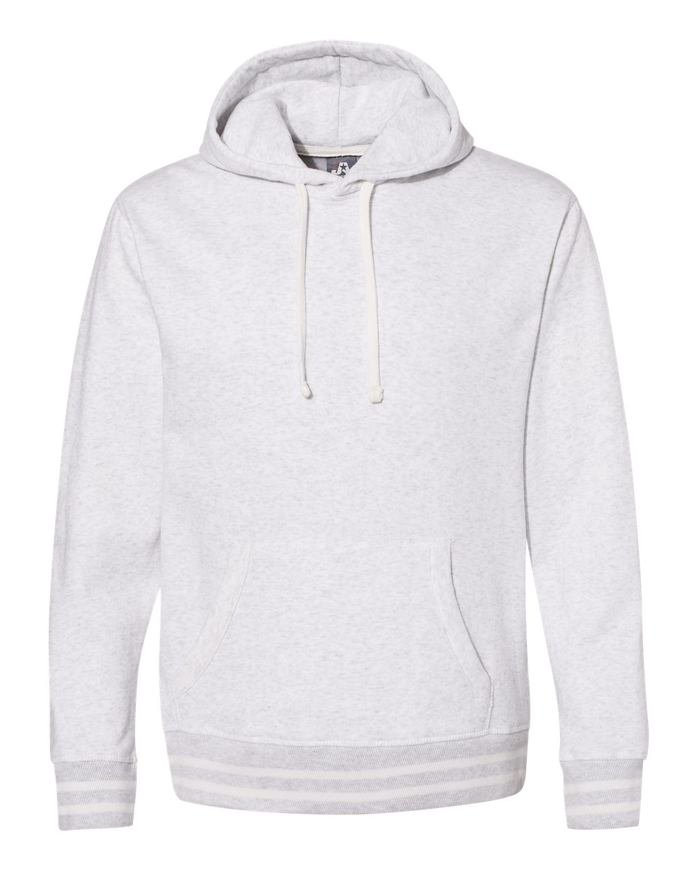 Front View of Ash Relay Hooded Sweatshirt - 8649