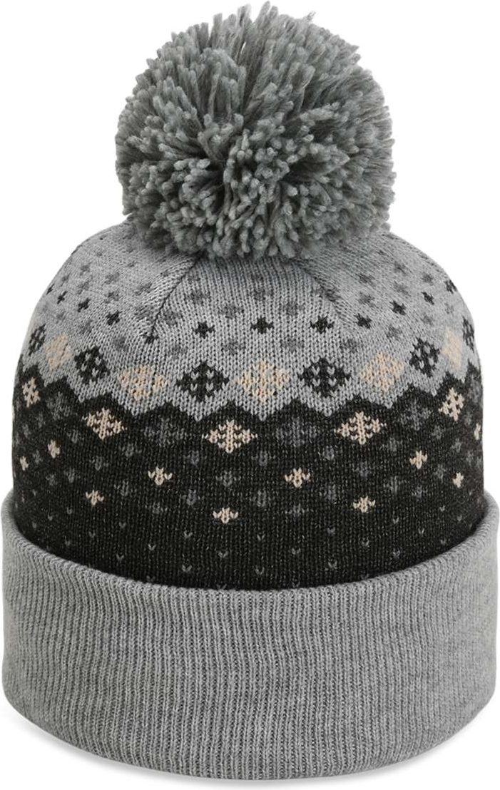 Front View of Ash The Baniff Cuffed Beanie - 6017