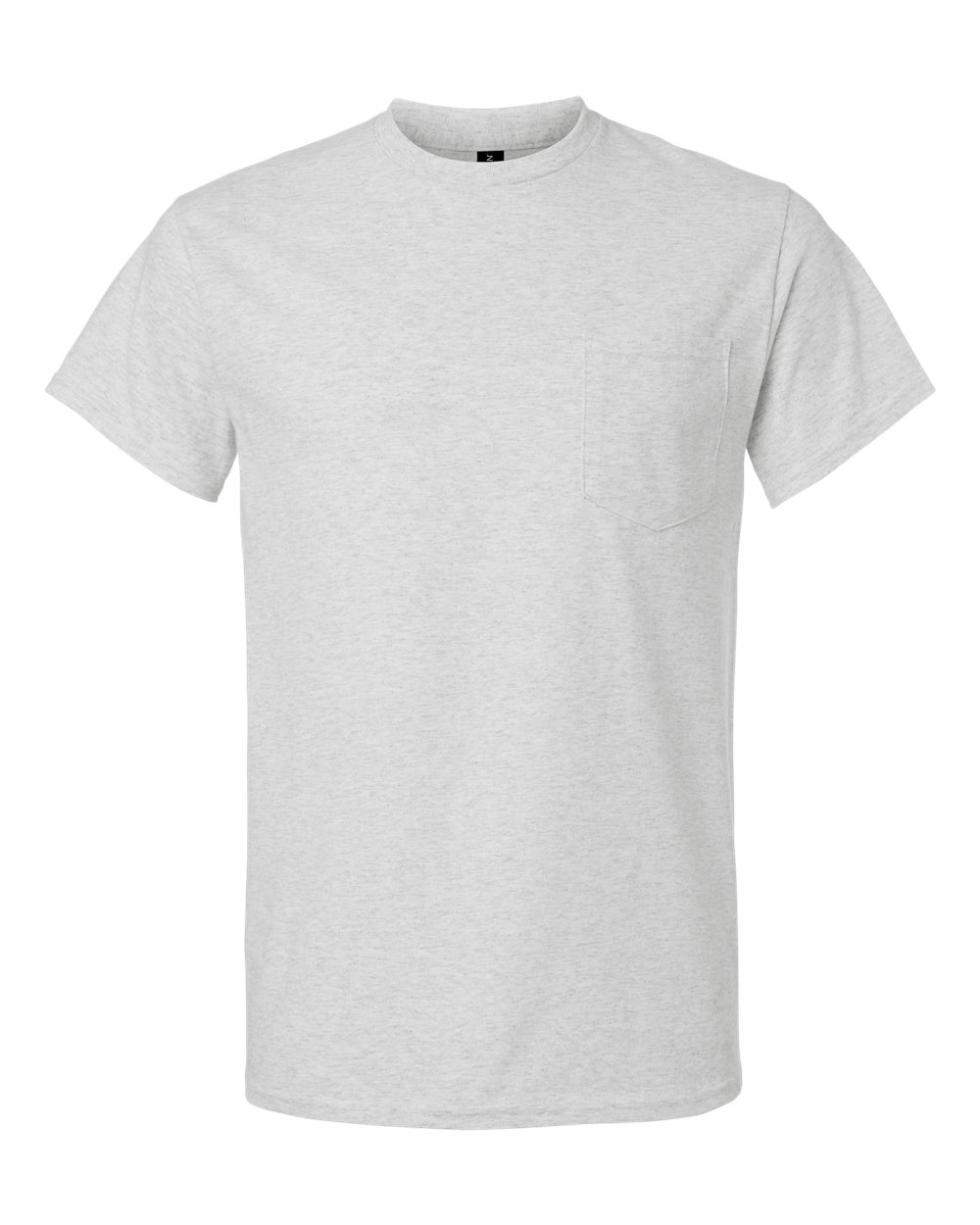 Front View of Ash Ultra Cotton® Pocket T-Shirt - 2300