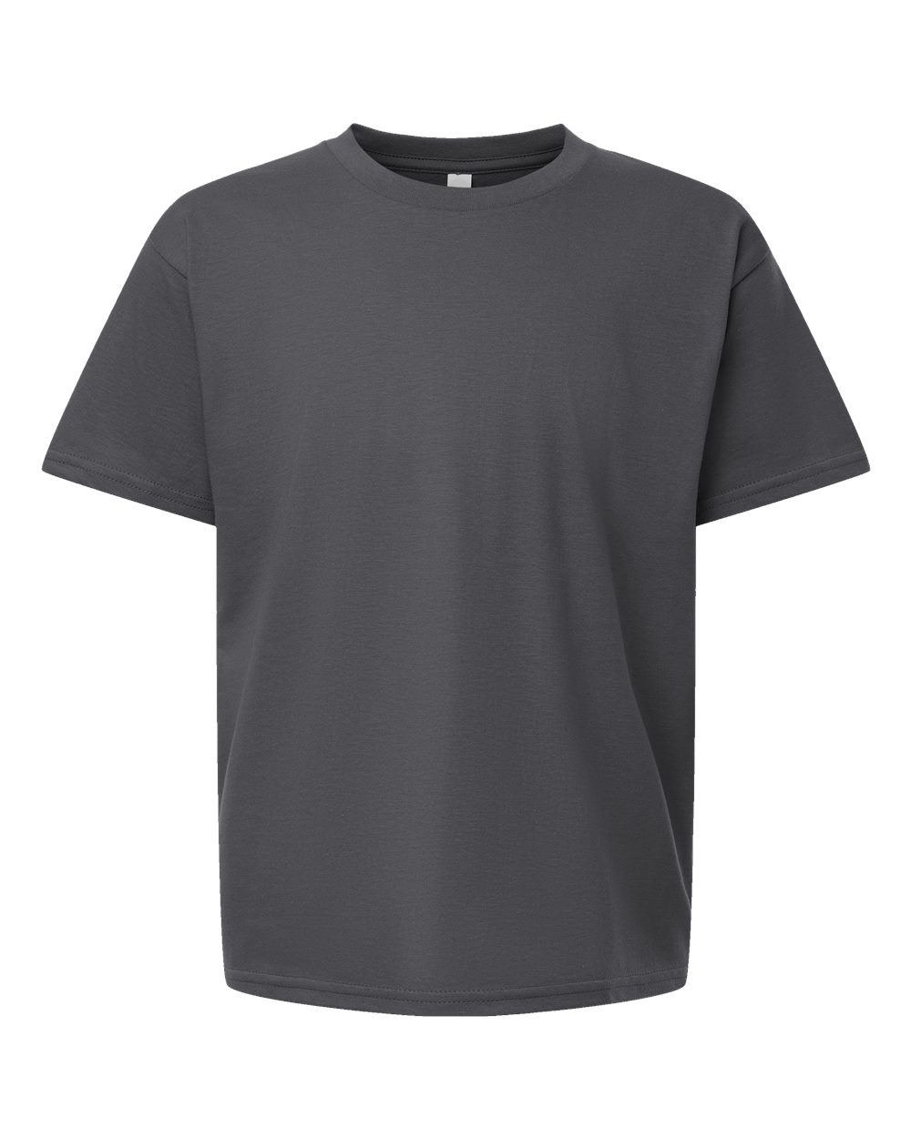 Front View of Asphalt Youth Fine Jersey Tee - 2001Y