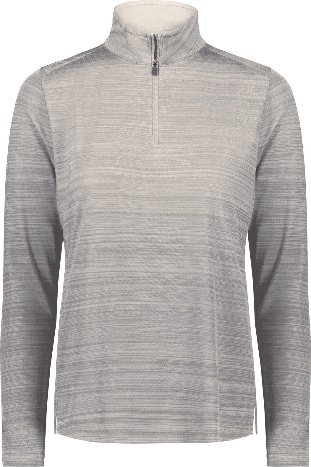 Front View of ATHLETIC GREY LDS PURSUIT 1/2 ZIP PULLOVER