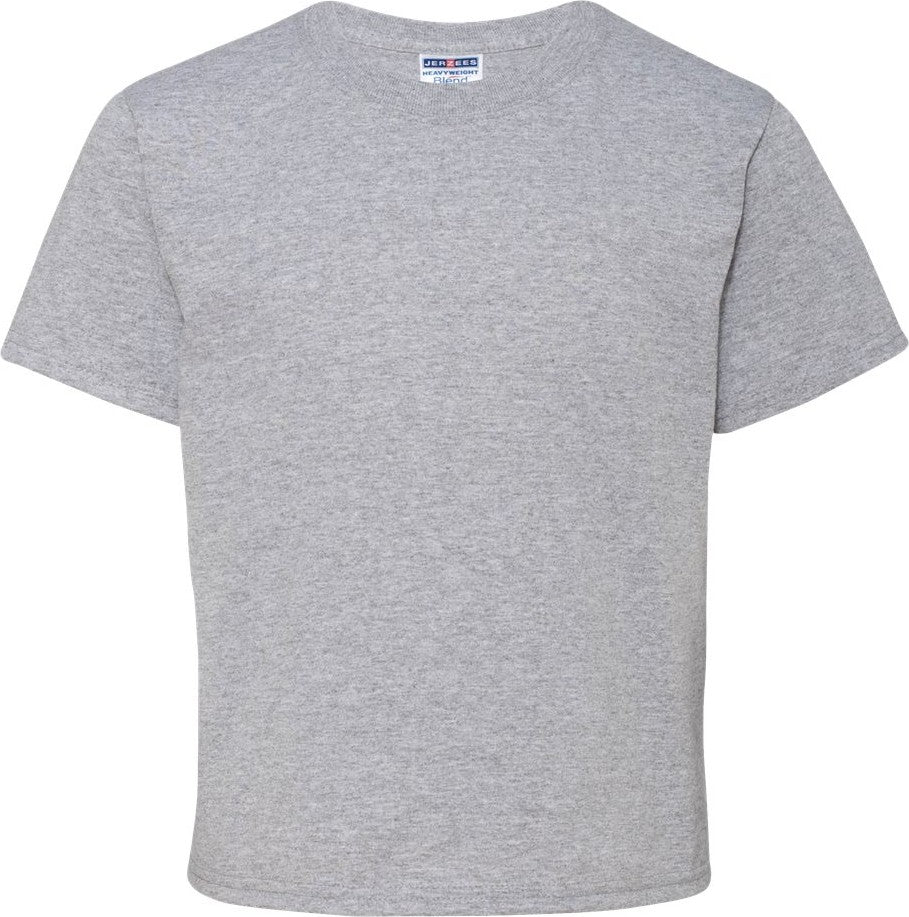 Athletic Heather Dri-Power® Youth 50/50 T-Shirt - 29BR
