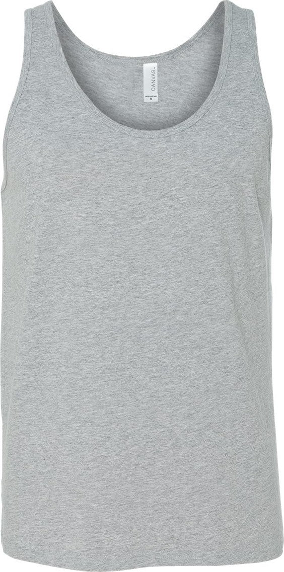 Front View of Athletic Heather Heather CVC Tank - 3480CVC