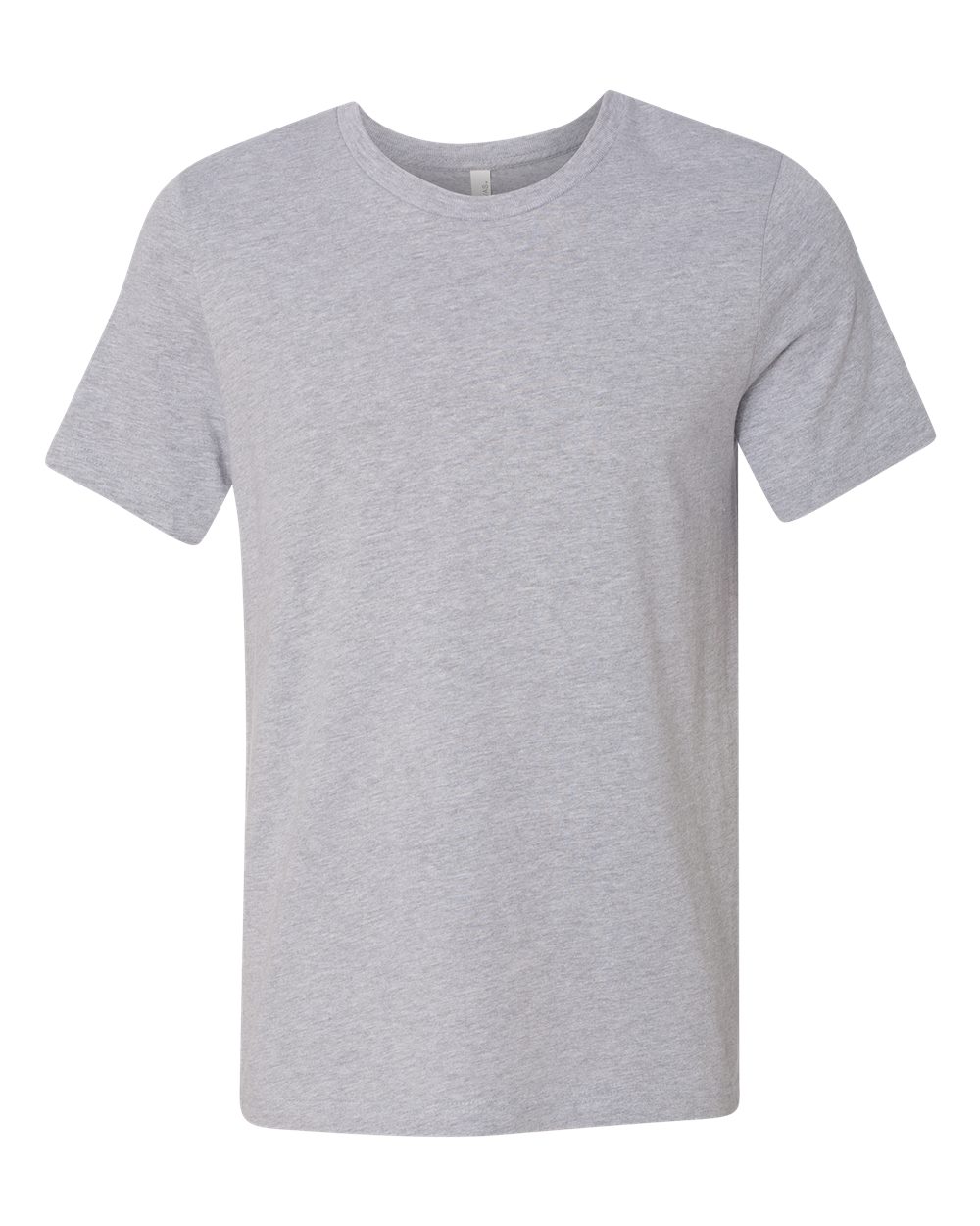 Front View of Athletic Heather Heavyweight Tee - 3091