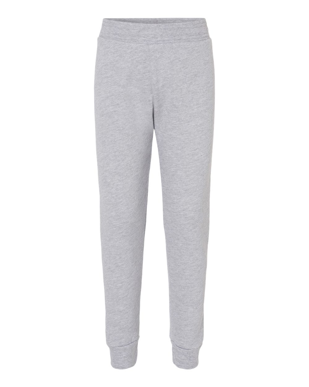 Front View of Athletic Heather Toddler Sponge Fleece Jogger Sweatpants - 3727T