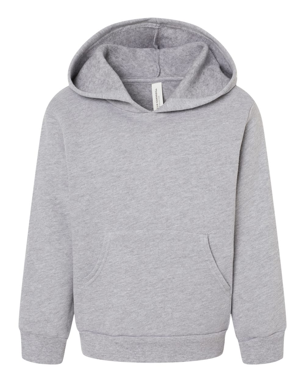 Front View of Athletic Heather Toddler Sponge Fleece Pullover Hoodie - 3719T