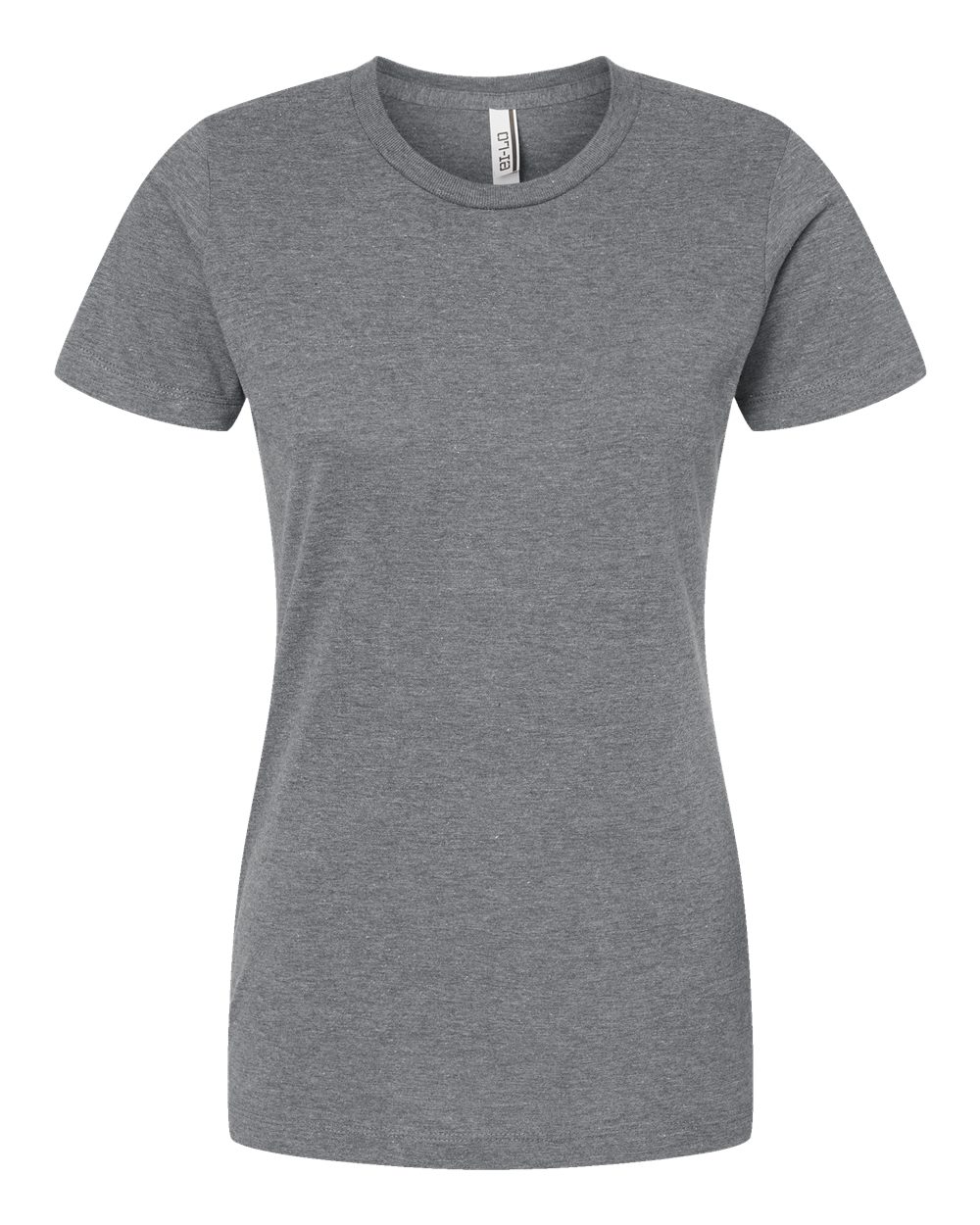 Front View of Athletic Heather Women's Premium Cotton Blend T-Shirt - 542
